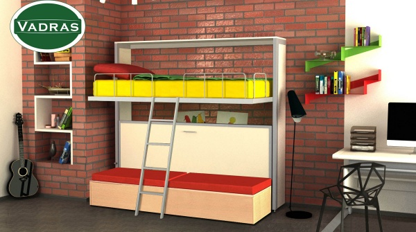 Krevet na sprat zatvoreni model Kreveti na sprat - Online Prodaja - Vadras