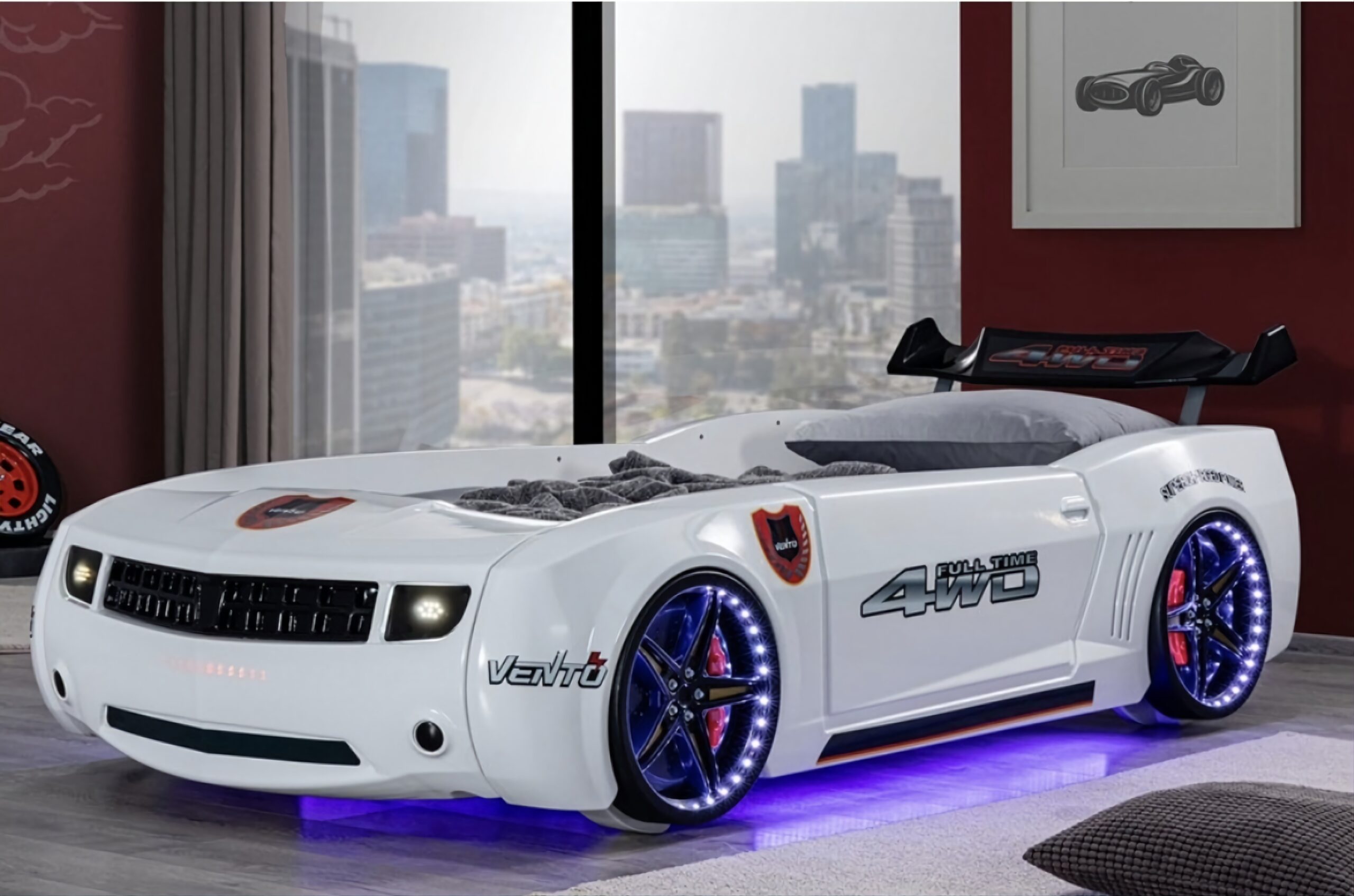 Dečiji auto krevet CAMARO full led Dečiji auto krevet CAMARO full led - Image 4