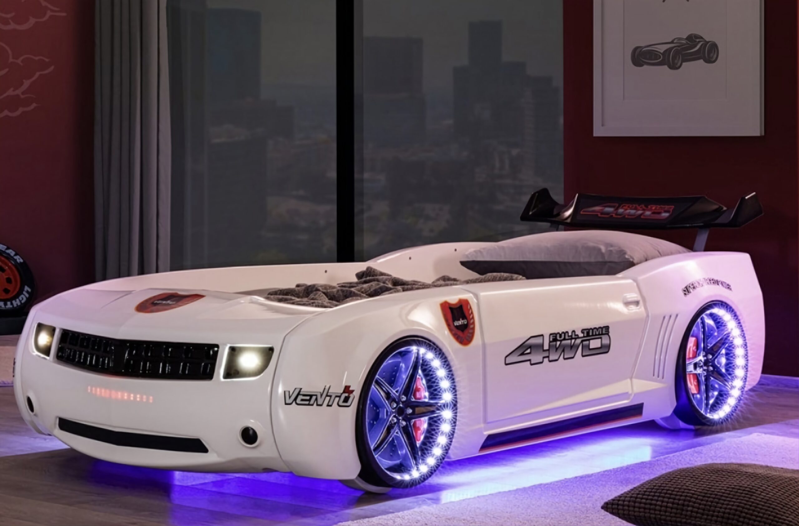 Dečiji auto krevet CAMARO full led Dečiji auto krevet CAMARO full led - Image 5