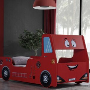 Dečiji auto krevet FIRE TRUCK Dečiji automobil kreveti - Online Prodaja - Vadras