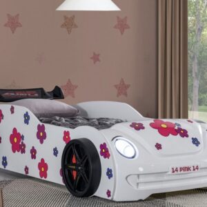 Dečiji auto krevet FLOWER LED Dečiji automobil kreveti - Online Prodaja - Vadras