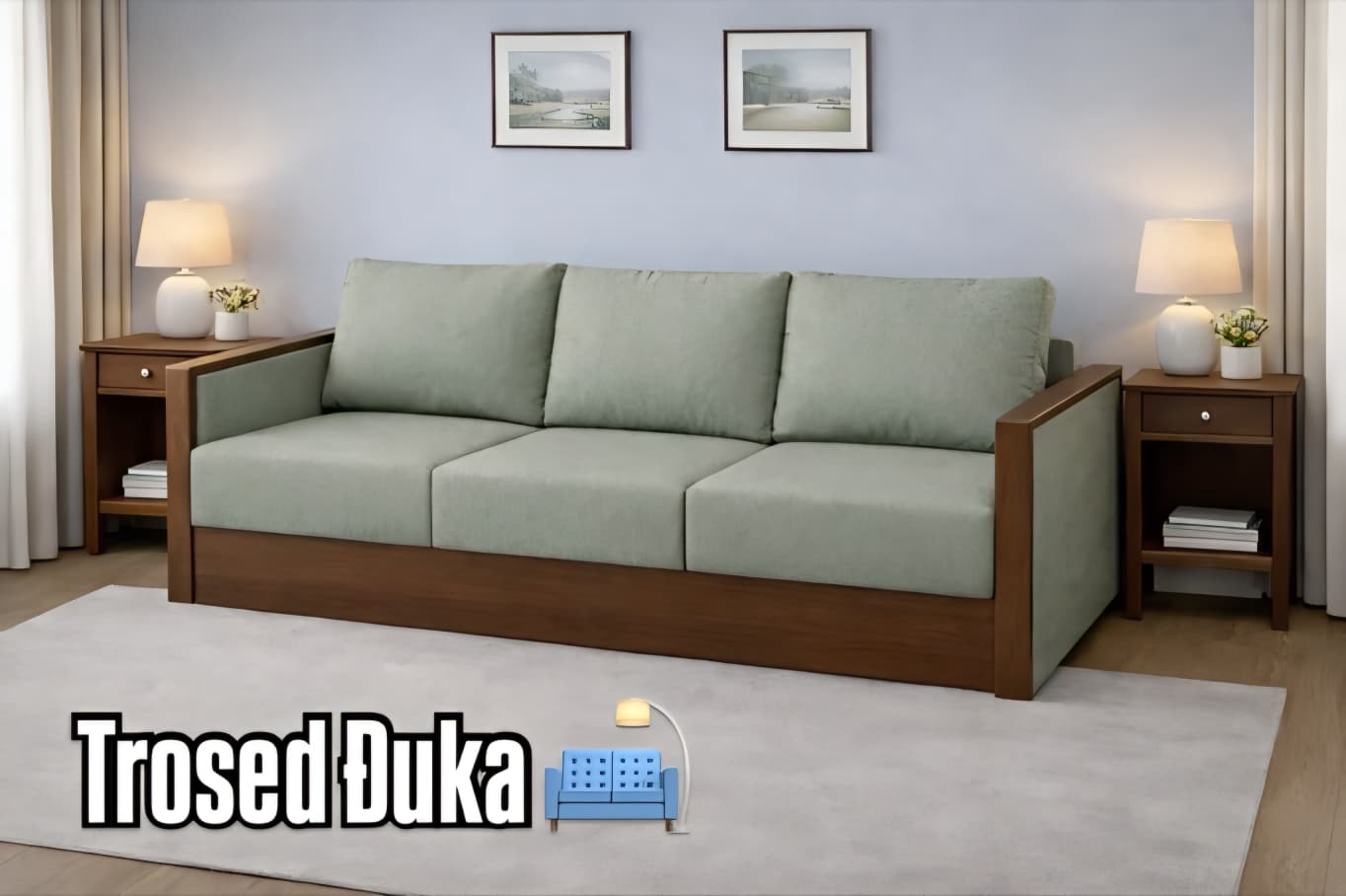 Tapacirani krevet Đuka na razvlačenje Tapacirani krevet Đuka na razvlačenje - Image 4
